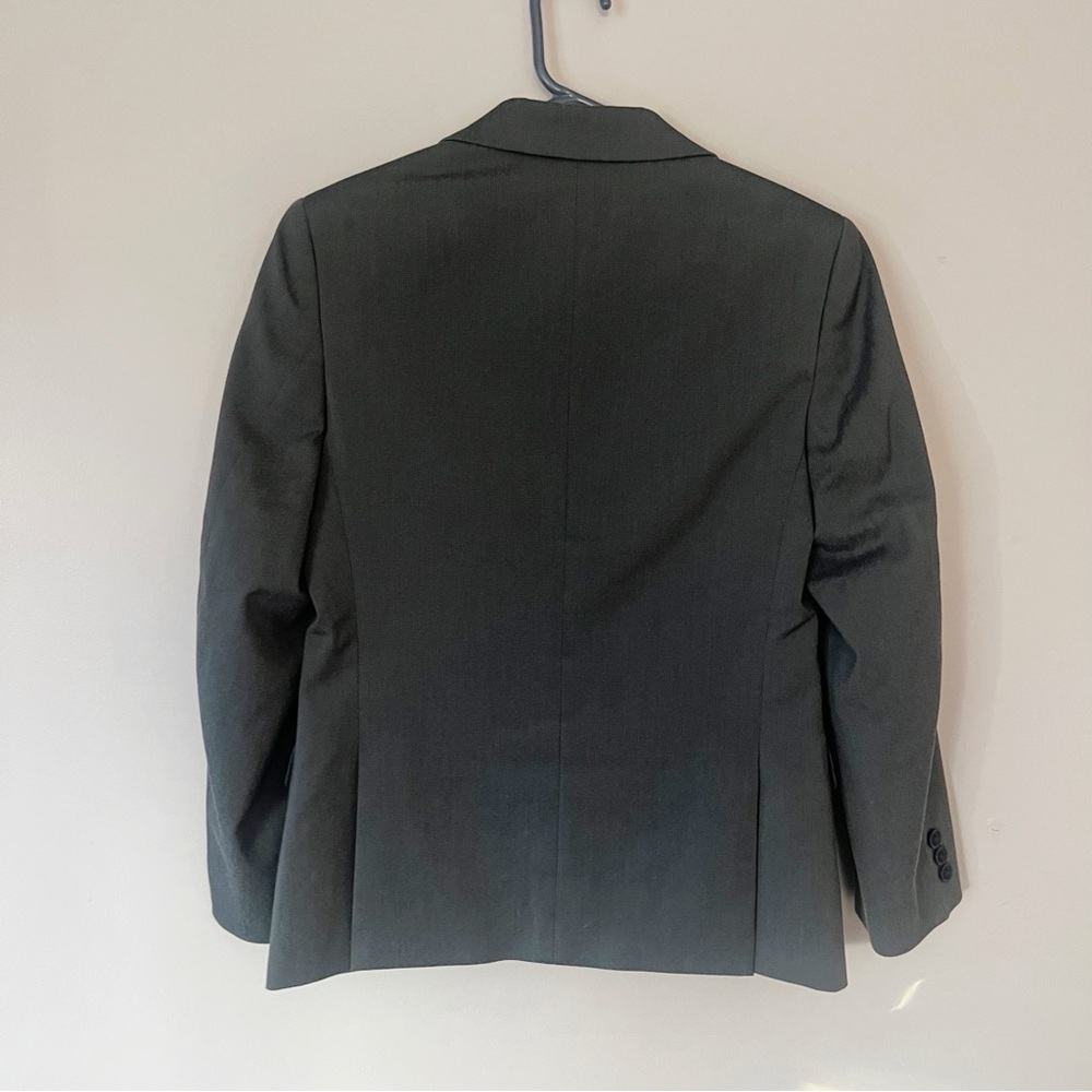 Michael Strahan Boys 14 Grey Suit Jacket Pants Formal Gray Wedding Event Church - Picture 8 of 16
